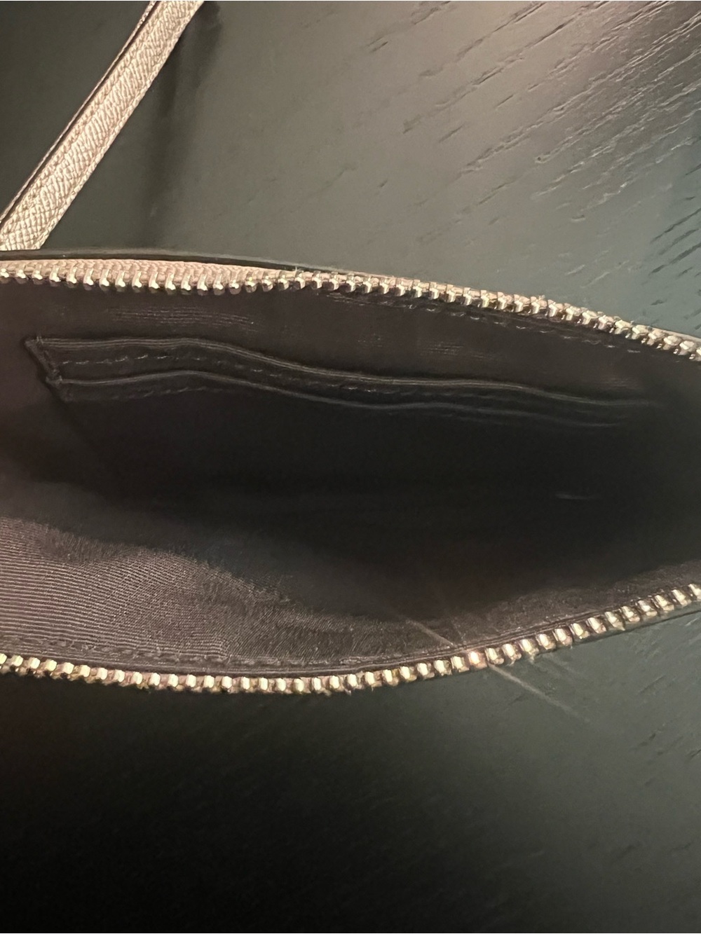 Coach Gold Metallic Wristlet - Picture 2 of 4